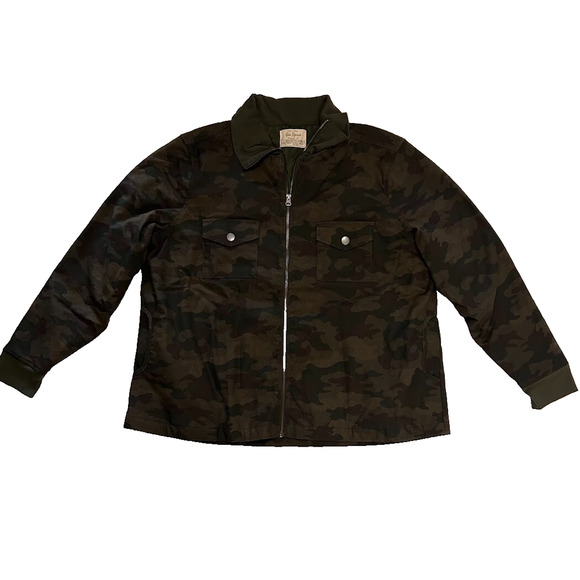 NEW Old Ranch by Aventura Men’s Woodland Camo Jacket XXL – Full Zip and Lined - Picture 1 of 5